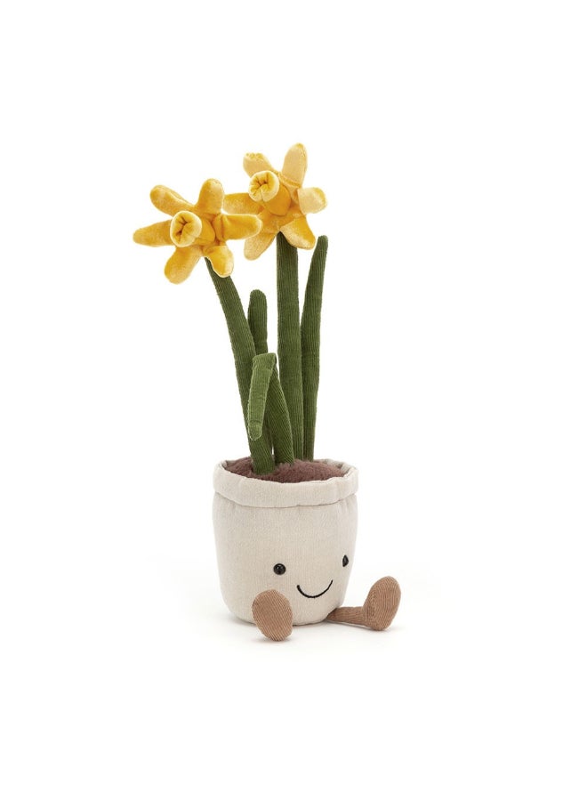 Jellycat Amuseables Daffodil Plush Toy 27cm – Super Soft Daffodil Plant Soft Toy for Gifts, Nursery Decor, and Collectors - Image 2